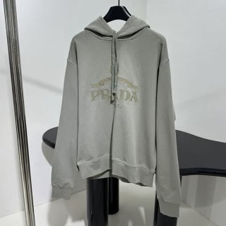 Extremely rare! Prada cotton sweatshirt copy pun22501