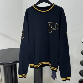 Cheap price! Replica Prada long sleeve sweatshirt with sleeve logo pux72720