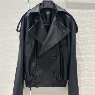 Competition Loewe Nappa Lambskin Balloon Leather Jacket S540Y19L7