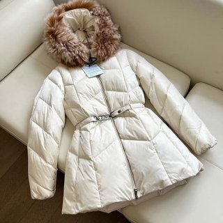 Moncler short down jacket replica with fur hood moh39664