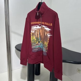 Very popular! Loewe cotton zip-up fake sweatshirt lov16526