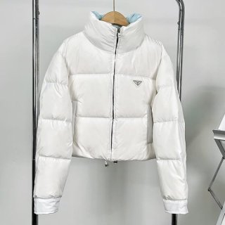 New on Sale Prada Re-Nylon Cropped Convertible Down Jacket Replica puf77084