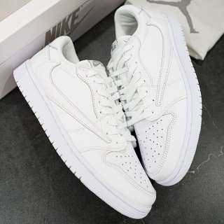 Travis Scott White Party Replica Nike Air Jordan 1 Low naq25290