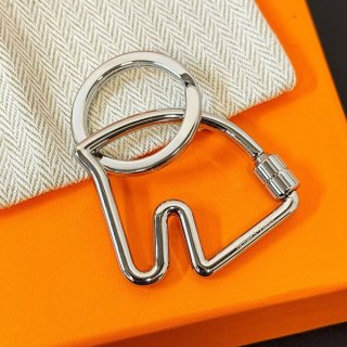 Hermes Keyring Fake Keychain Cheval Horse Motif H077216FJ00