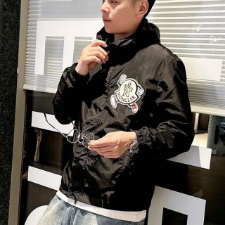Quick delivery Moncler parallel import snap button rain jacket moe89953