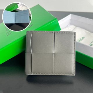 Bottega Veneta Cheap Leather Bi-fold Wallet / Men's bow26250