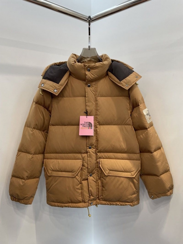 New for Autumn/Winter Gucci x The North Face★GG logo down jacket copy Noe86021
