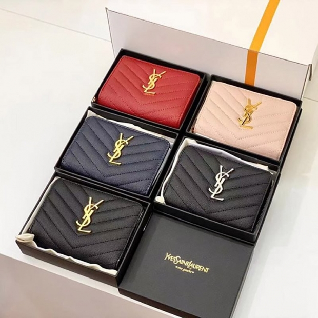 Very popular! Saint Laurent PARIS coin case wallet replica Saj62299