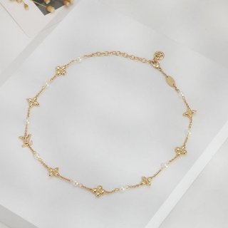High quality? Louis Vuitton rare necklace Louisa fake M01610