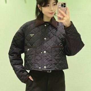 No. 1 in total sales! Prada Light Re-Nylon Cropped Jacket Replica puq83450