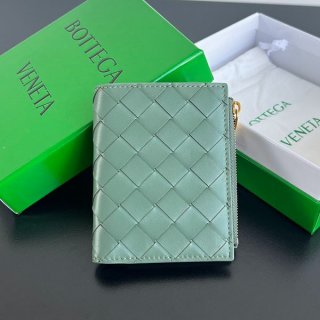Bottega Veneta Small Intre Bi-fold Zipper Wallet Replica bof81829
