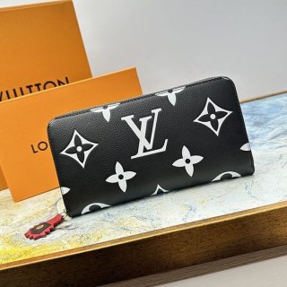 Immediate delivery Louis Vuitton Zippy Wallet Replica Crafty ZIPPY Noir Long Wallet vue10044