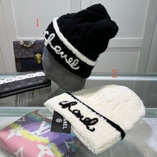 Chanel logo knit cap replica shd25853