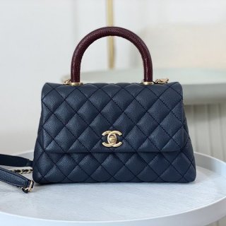 Super limited edition Chanel top handle flap bag replica shf52560