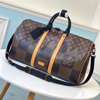 Luxury brand Louis Vuitton replica NIGO Keepall Bandouliere 50 N40360