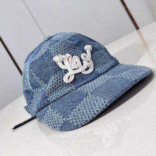 Cheap Louis Vuitton Damier Denim 3D Cap Replica M7534L with Tracking