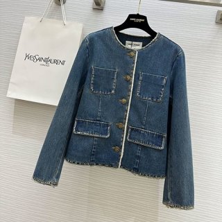 Secured Replica Saint Laurent Classic Denim Jacket Sam46444