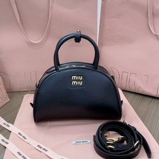 Miu Miu Leather Top Handle Bag Replica myr76528