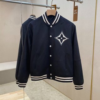 Love at first sight? Louis Vuitton Replica Embellished Lambskin Bomber Blouson vuz87521