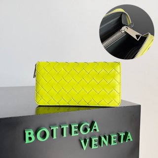High quality Bottega Veneta Intrecciato Zip Around Wallet Replica boh20440