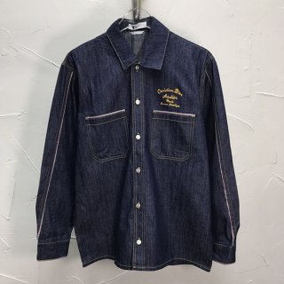 The hot topic! Dior Atelier Over Denim Shirt Replica 213D589AY506582