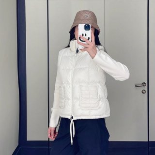 《Moncler replica》Popular★Zippered quilted wool cardigan mog94391