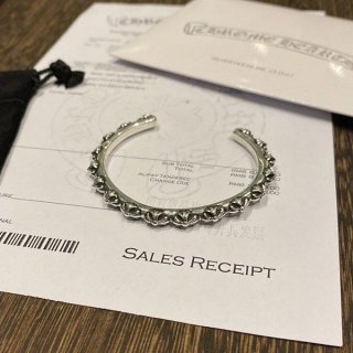 Chrome Hearts Band Bangle Bracelet Silver Kua05341