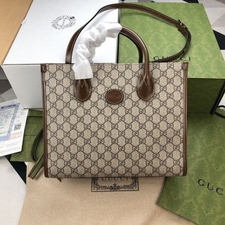Gucci GG Supreme Canvas Small Fake Tote Bag gg210820114