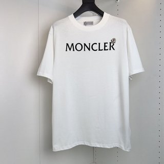 Moncler Logo Cotton Crew Neck T-Shirt N Grade mob82566