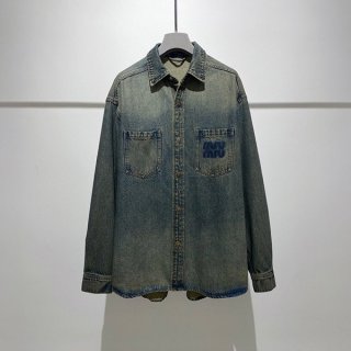 miumiu denim jacket replica myf24675