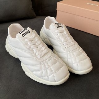 Miu Miu baseball sneakers, super cheap, white, hard to find! myh52390