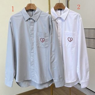 Lowest price challenge Dior bargain CD Heart embroidery shirt der76232