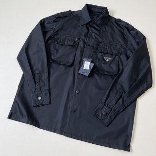 High quality???Prada Re-Nylon shirt jacket copy puh58177
