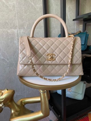 Rare color! Coco Handle Chanel Replica Top Handle Flap Bag shr40621