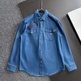 New and hard to find★Prada denim jacket copy☆2 colors puk84429