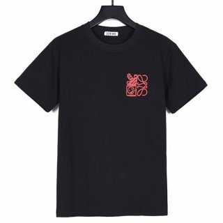 Attention★Loewe Embroidery Fake Anagram T-shirt lof75331