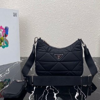 Recommended Prada Padded Nylon Shoulder Bag Replica 1BC11