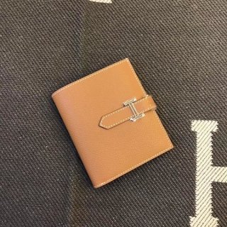 Hermes Bearn Compact Replica Topson Silver Hardware HE19071