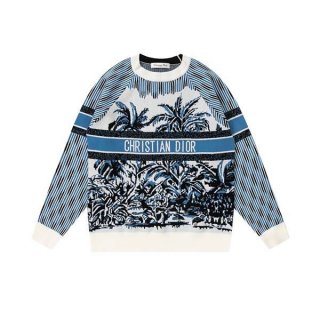 Hard to find Dior sweater Dior Palms stretch cashmere and wool dej80791