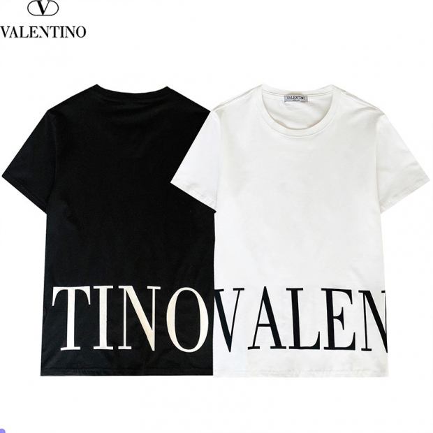 Valentino T-shirt copy VLTN cotton logo Vug98960 tax included