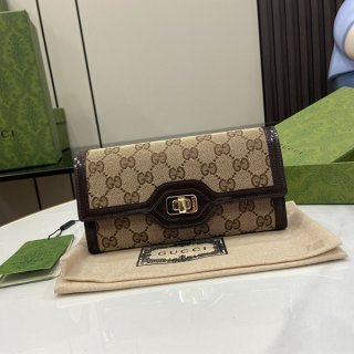 [Gucci Luce] Continental Wallet Replica gum80695