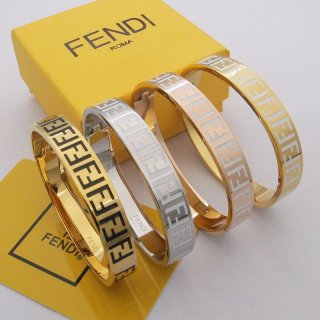 Very popular!! New color ◆ Fendi ◆ FF bracelet fake bangle pink 4 colors 8AG808TL9F0RNG