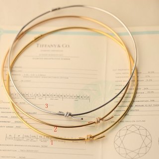 Secured Tiffany Knot Necklace Cheap Tib11634