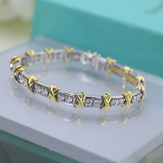 Tiffany Cross Design Diamond Eternity Ring Tic25620