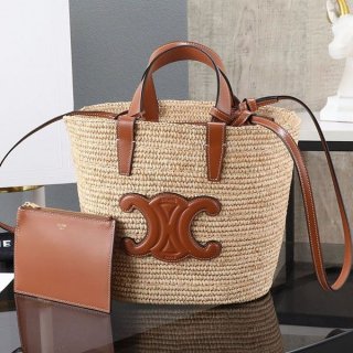 Celine Classic Panier Raffia Bag Replica Ceb34407