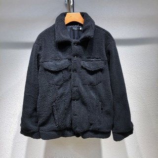 Immediate delivery ◆ Balenciaga fake logo graphic wool fleece jacket bag52014