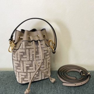 Popular Fendi MON TRESOR denim canvas FF logo ★ fake fev35012