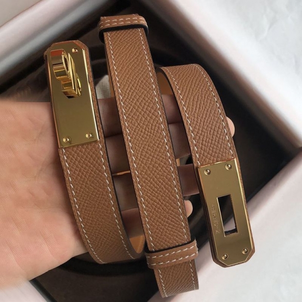 The rapidly growing popularity of Hermes Ceinture Kelly replica belt in calfskin 18mm erq04392