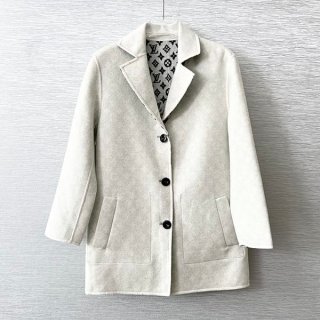 Must-have! Louis Vuitton Reversible Monogram Jacquard Coat Replica 1AAK67
