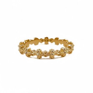 Chrome Hearts Tiny ECH Plus Band Ring Replica Gold Kun84027